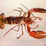 Aquarell, 32 x 24 cm