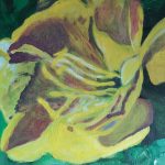 Gelbe Blüte, Acryl, 30 x 40 cm