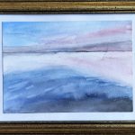 Dänisches Meer, Aquarell, DIN A6